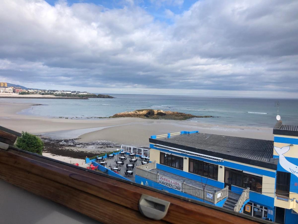 Apartamento Con Hermosas Vistas A La Playa Del Altar Sieiro Dış mekan fotoğraf