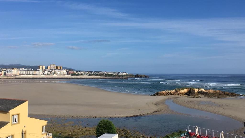 Apartamento Con Hermosas Vistas A La Playa Del Altar Sieiro Dış mekan fotoğraf