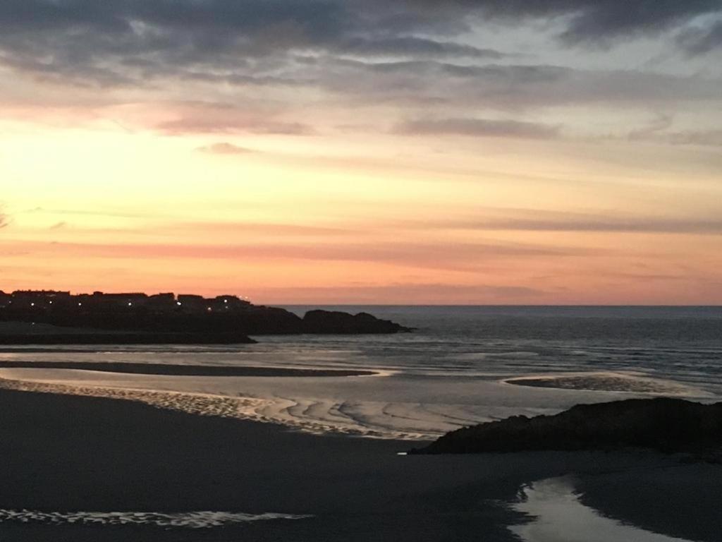 Apartamento Con Hermosas Vistas A La Playa Del Altar Sieiro Dış mekan fotoğraf