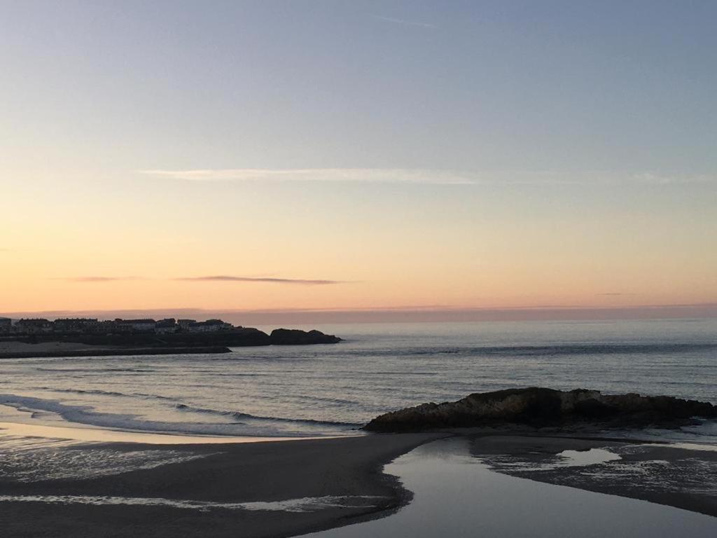 Apartamento Con Hermosas Vistas A La Playa Del Altar Sieiro Dış mekan fotoğraf
